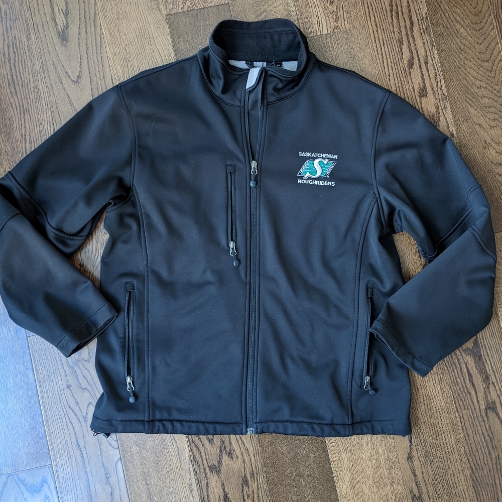 Saskatchewan Rough Riders CFL Jacket. Men's Size Large